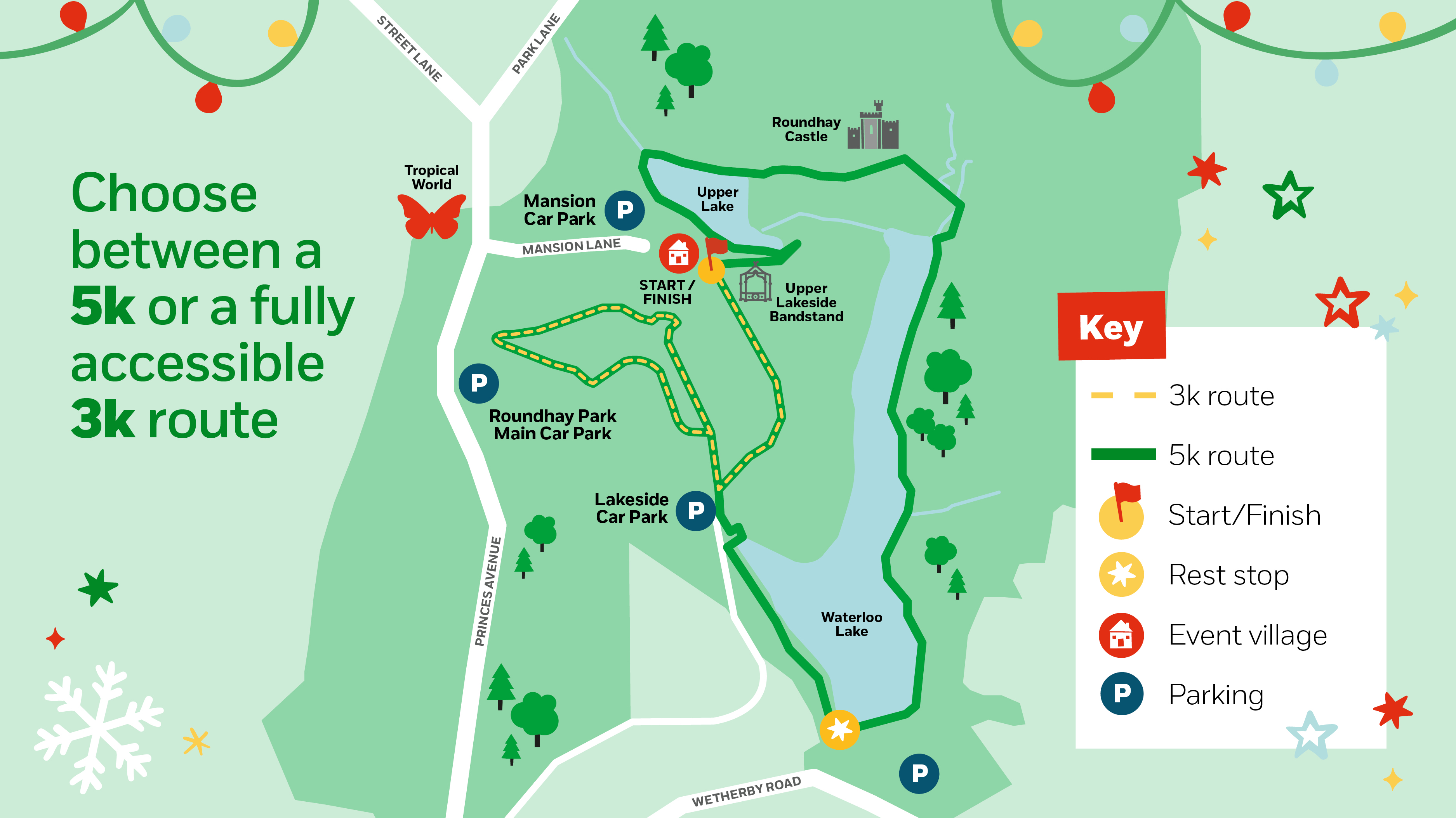 Walk for Children Leeds event map